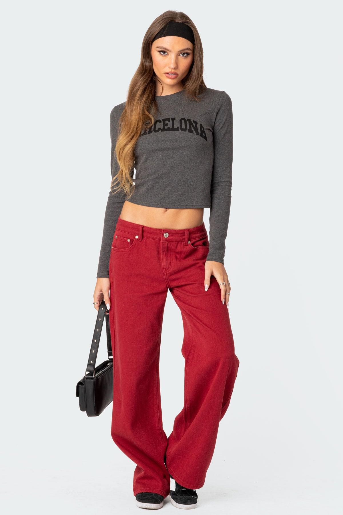 Roman Low Rise Slouchy Jeans Product Image