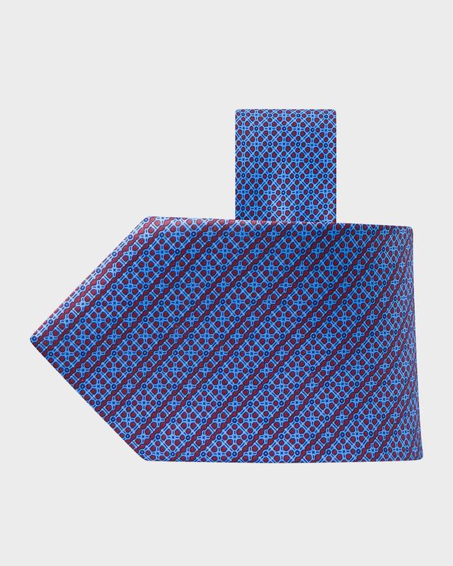 Mens Printed Silk Tie Product Image