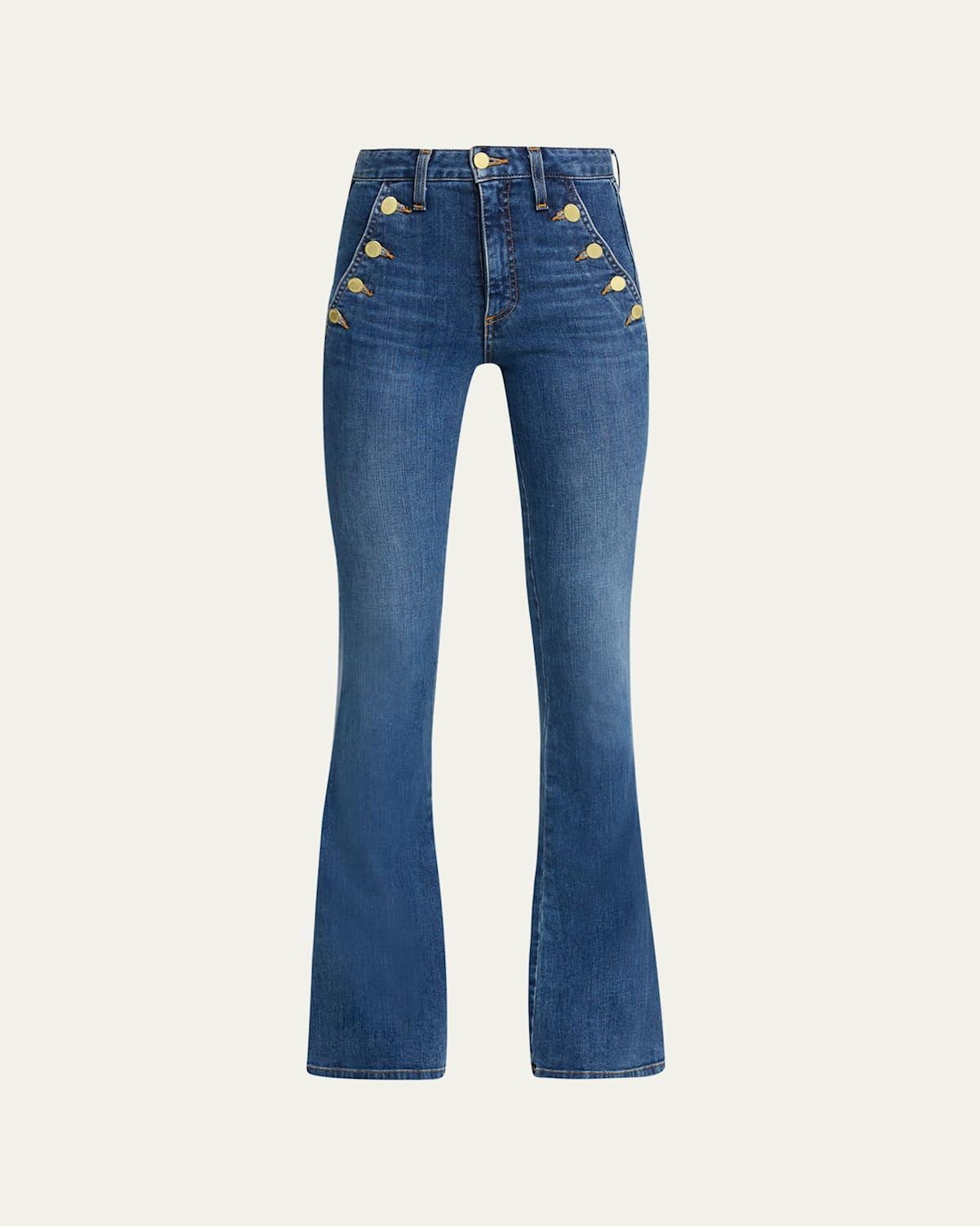 Helena Mid-Rise Flare Jeans Product Image