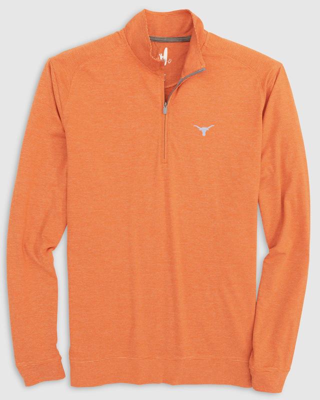 johnnie-O Texas Vaughn Striped Performance 1/4 Zip Product Image