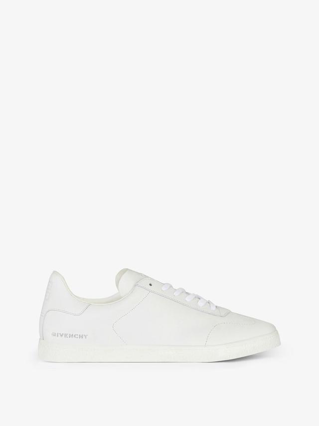 Town sneakers in leather Product Image