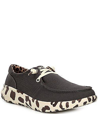 Ariat Womens Hilo Canvas Cheetah Print Slip Product Image