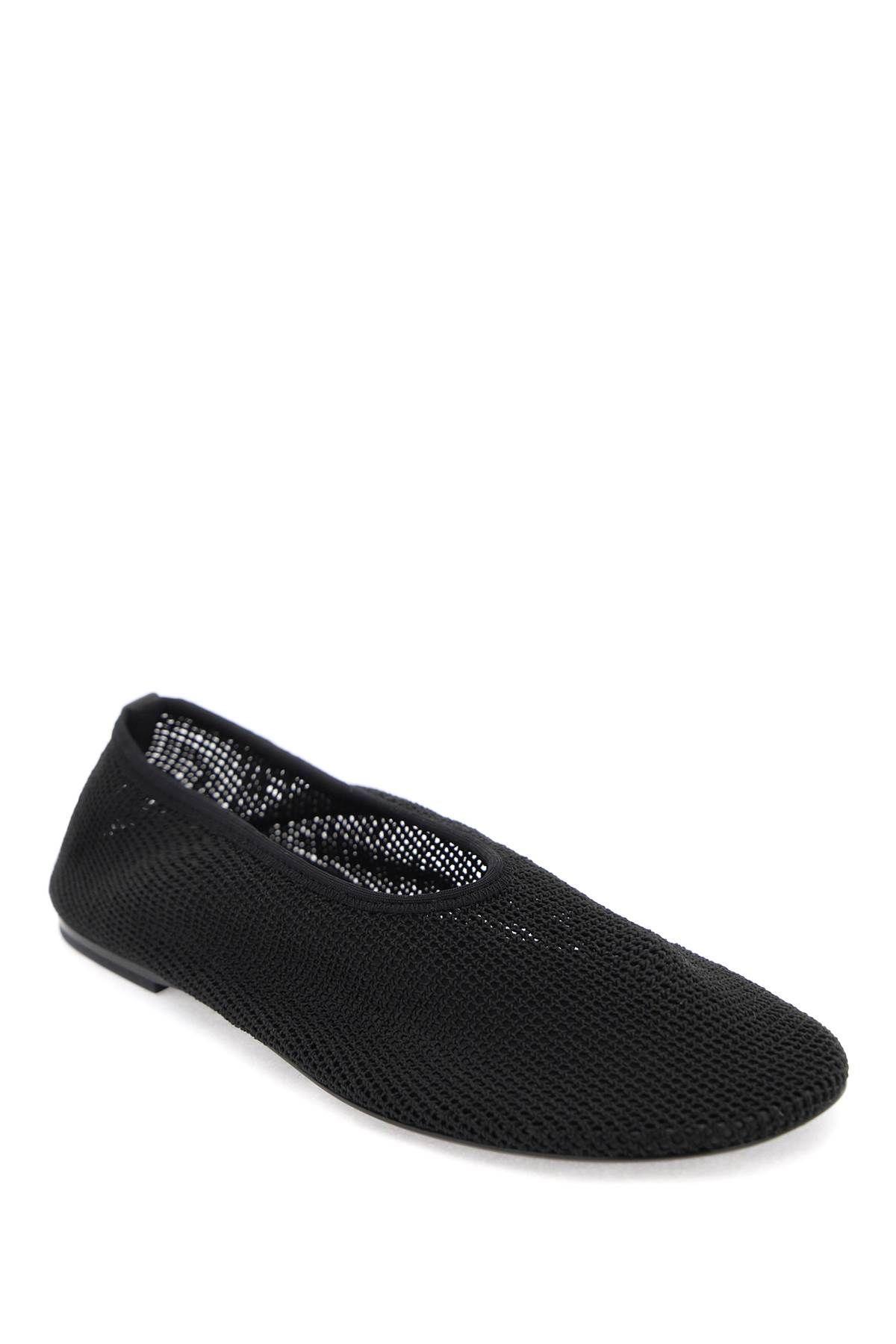 Marcy Woven Ballerina Flats In Black Product Image