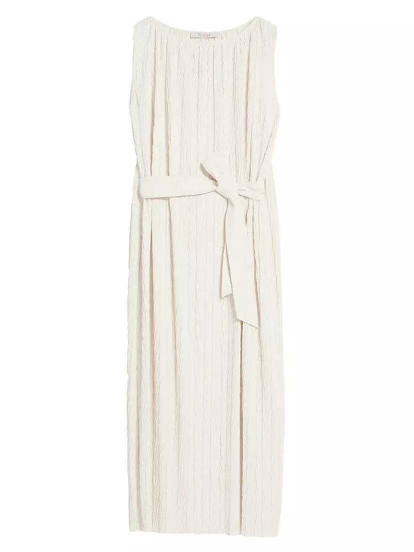 Plissé Jersey Midi-Dress Product Image