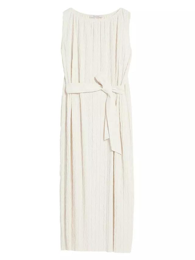 Plissé Jersey Midi-Dress Product Image