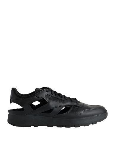 MAISON MARGIELA Man Sneakers Black Size 14 Soft Leather Product Image