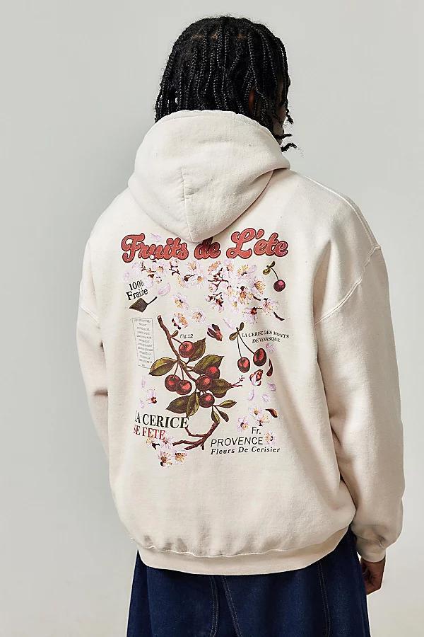 Urban Outfitters UO Pink Berries Hoodie Sweatshirt Mens at Urban Outfitters Product Image