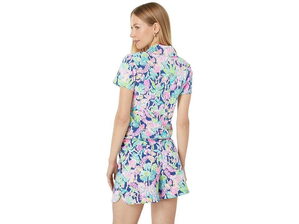 Lilly Pulitzer Jorgie Romper (Oyster Bay Navy Seen and Herd) Women's Jumpsuit & Rompers One Piece Product Image