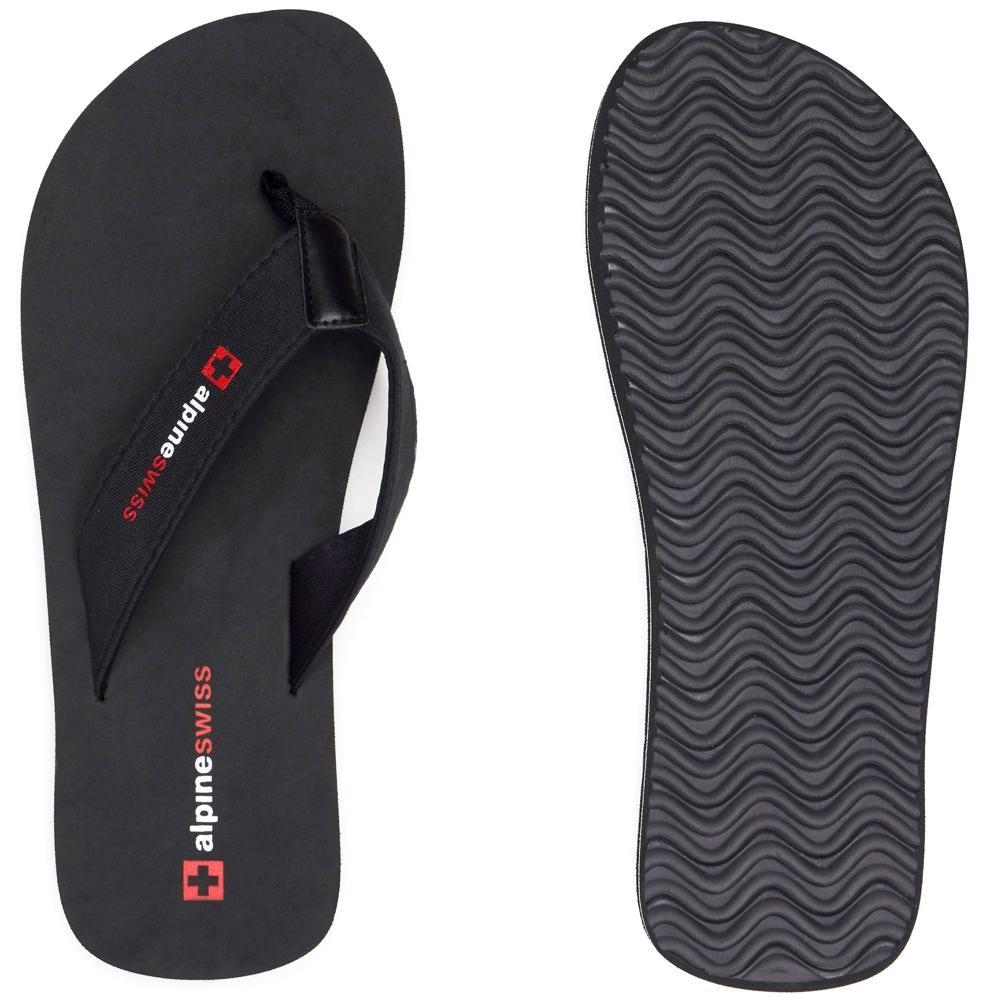 Alpine Swiss Mens Flip Flops Beach Sandals Eva Sole Lightweight Comfort Thongs Product Image