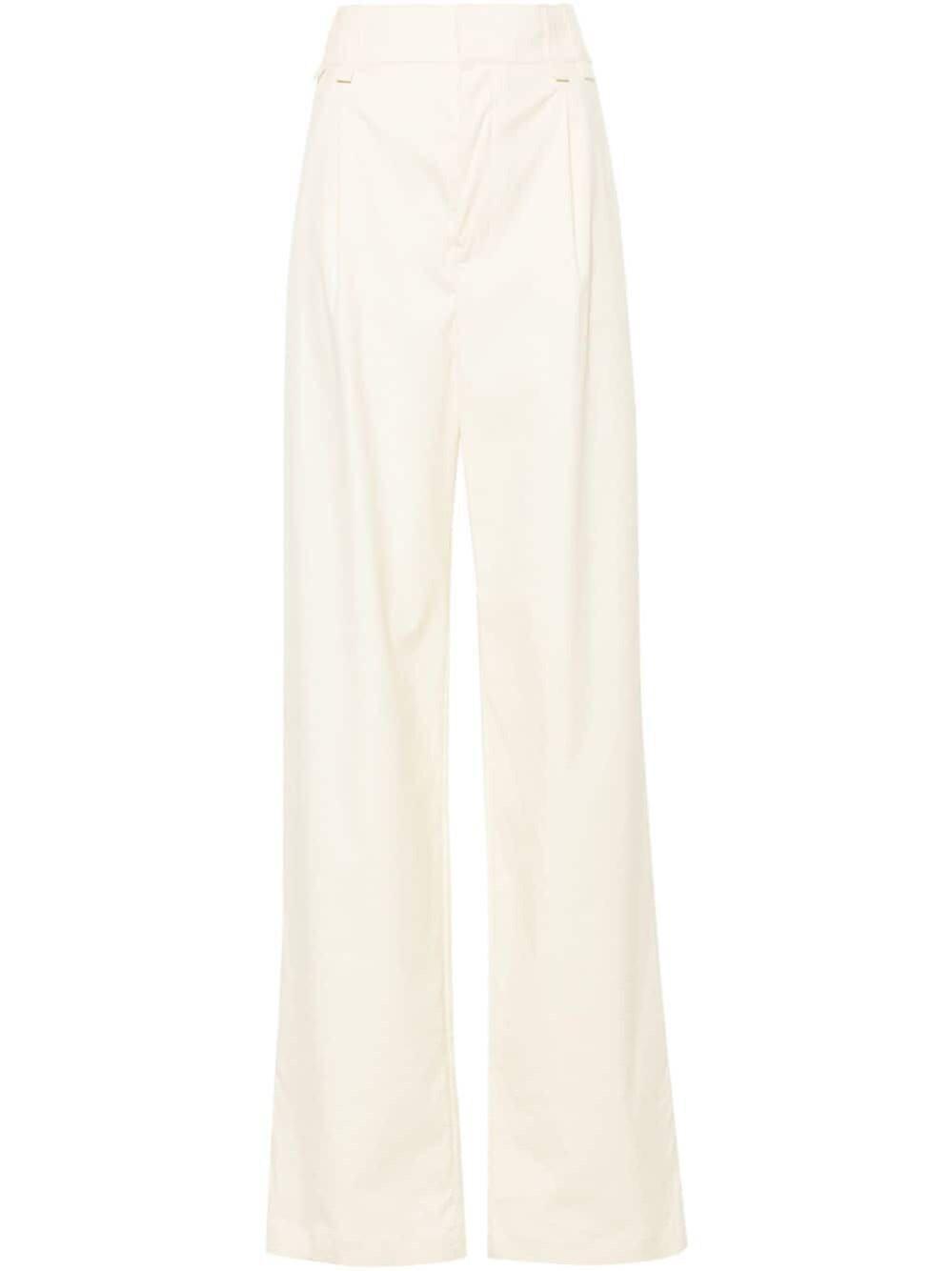 Wide Leg Pants In White Product Image