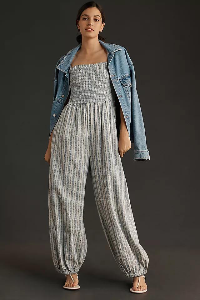 By Anthropologie Linen Balloon Jumpsuit Product Image