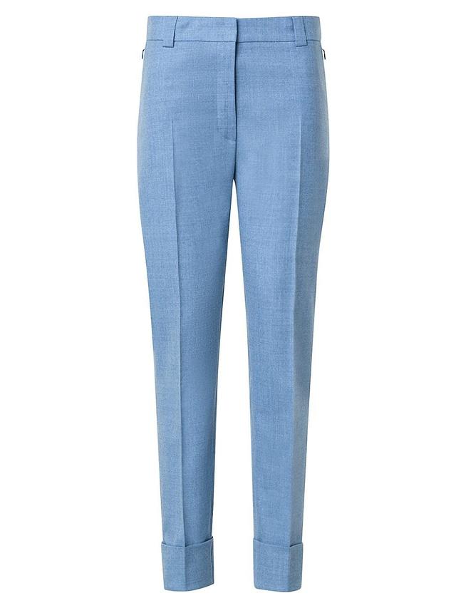 Womens Maxima Wool Flannel Cropped Pants Product Image