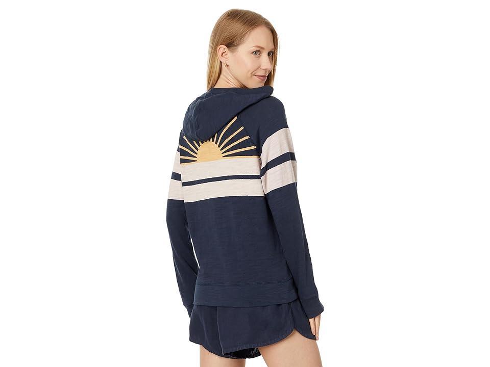 Faherty Sunwashed Slub Hoodie Women's Sweater Product Image