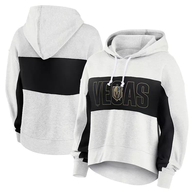 Womens Fanatics Heather Gray Vegas Golden Knights Fleece Up For It Pullover Hoodie Product Image