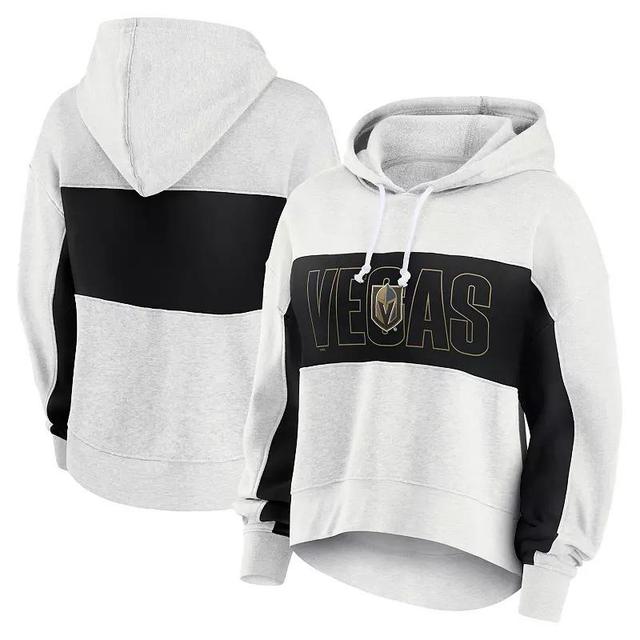 Fanatics Womens Heather Vegas in Knights Fleece Up for It Pullover Hoodie - Heather Gray Product Image