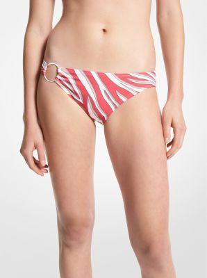 Zebra Print Bikini Bottom Product Image