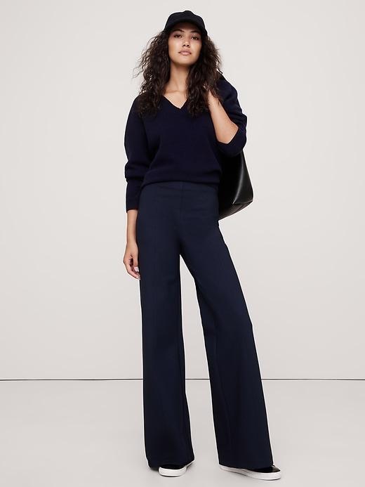 Wide-Leg Everywhere Ponte Pant Product Image