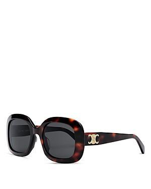 CELINE Triomphe 52mm Square Sunglasses Product Image