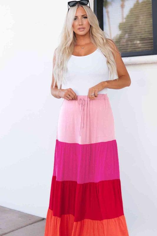 Mariana Tiered Maxi Skirt Product Image