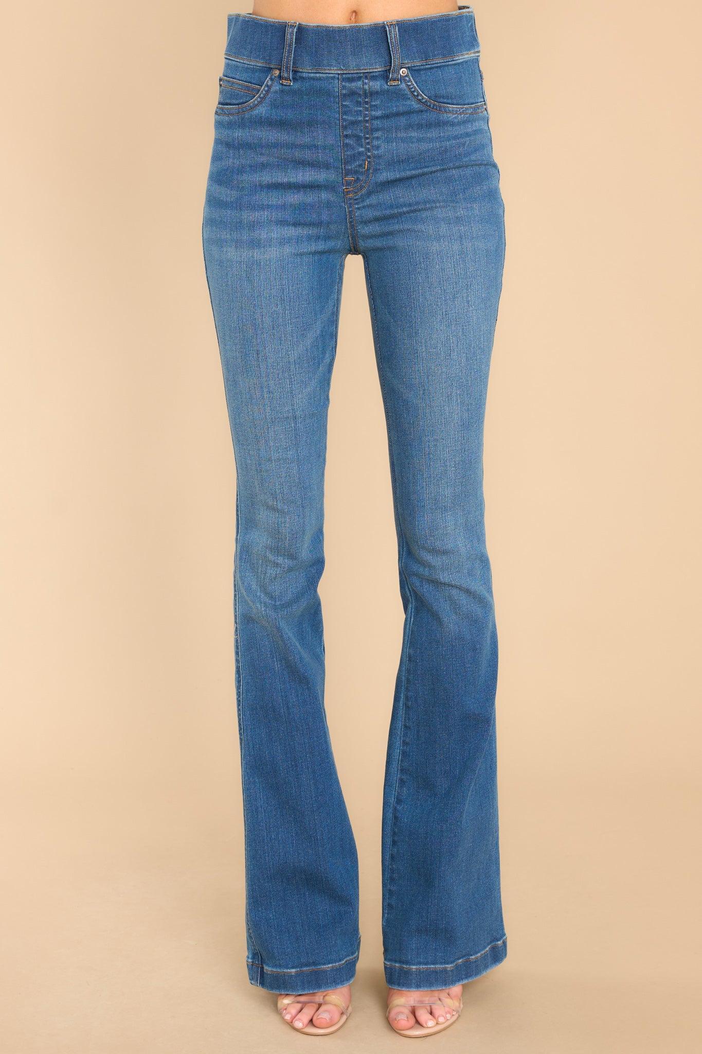 Spanx Vintage Indigo Flare Jeans Blue Product Image