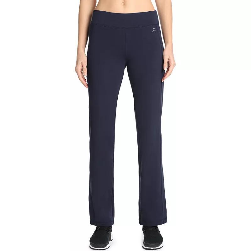 Womens Danskin High-Waisted Yoga Pants Black Navy Product Image