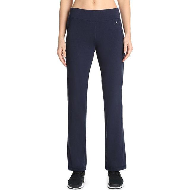 Womens Danskin High-Waisted Yoga Pants Black Navy Product Image