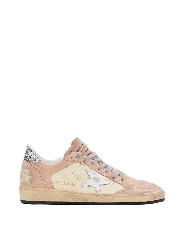 Ballstar Leather Sneakers In Neutrals Product Image