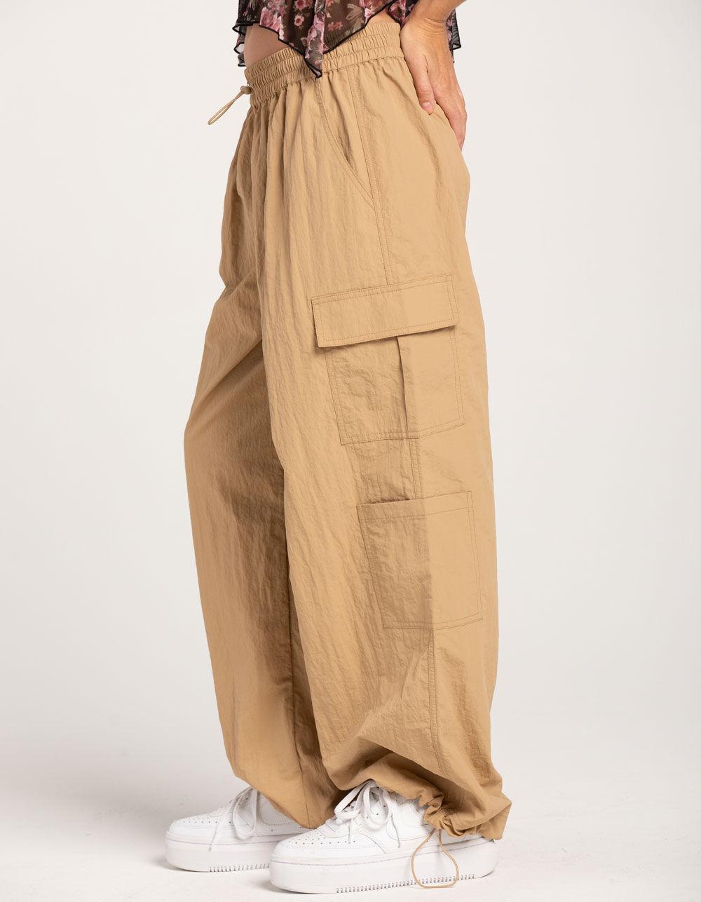 FULL TILT Low Rise Womens Parachute Cargo Pants Product Image