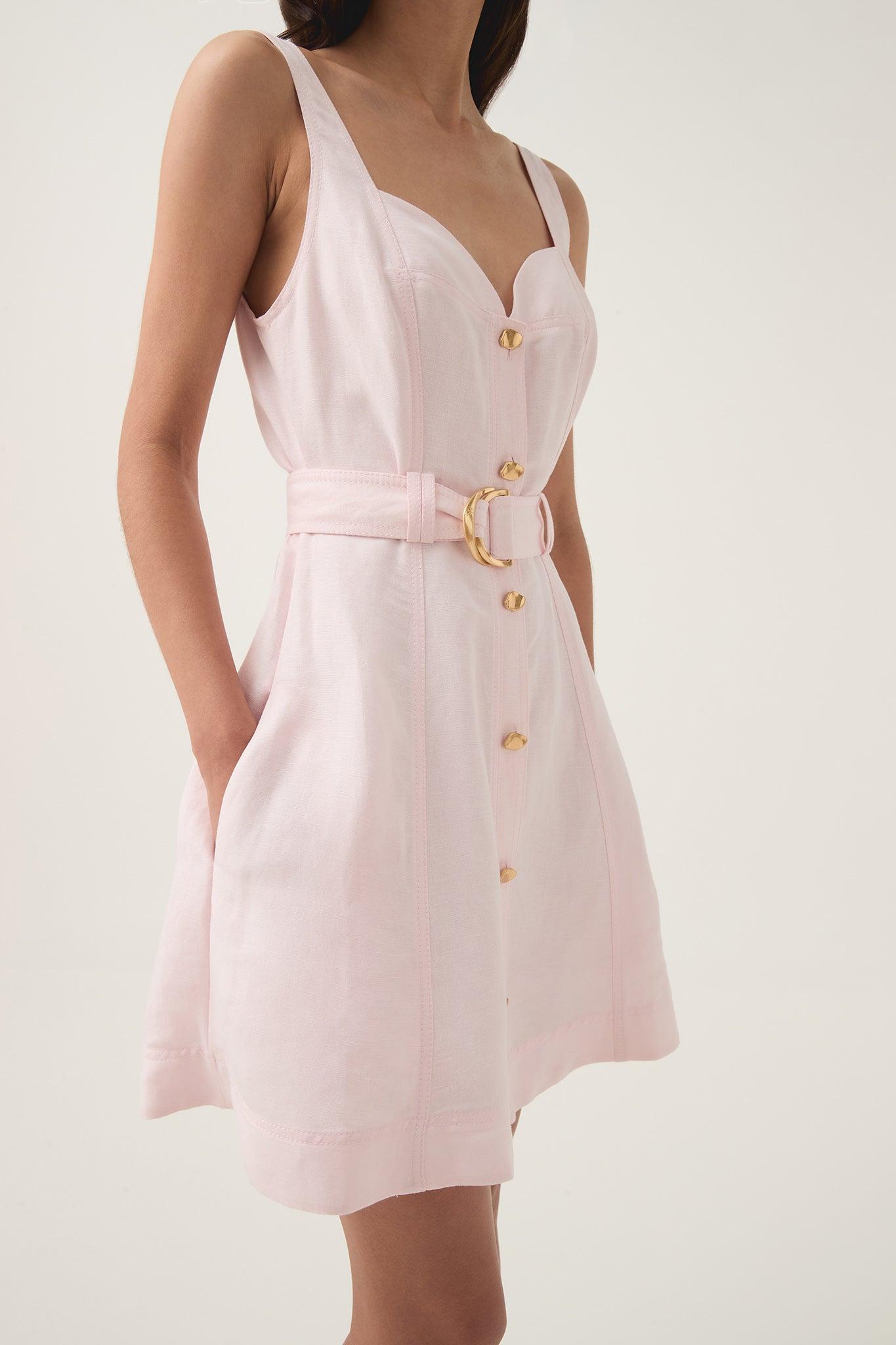 Clay Belted Mini Dress Product Image