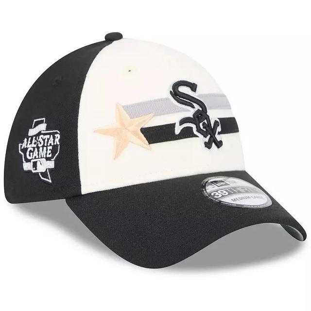 Mens New Era Cream/Black Chicago White Sox 2024 MLB All-Star Game Workout 39THIRTY Flex Hat Product Image