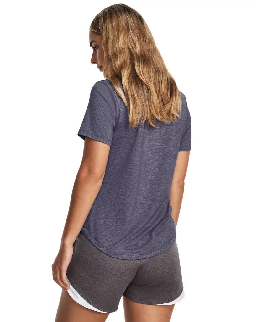 Women's UA Breezy Jersey Collegiate V-Neck T-Shirt Product Image