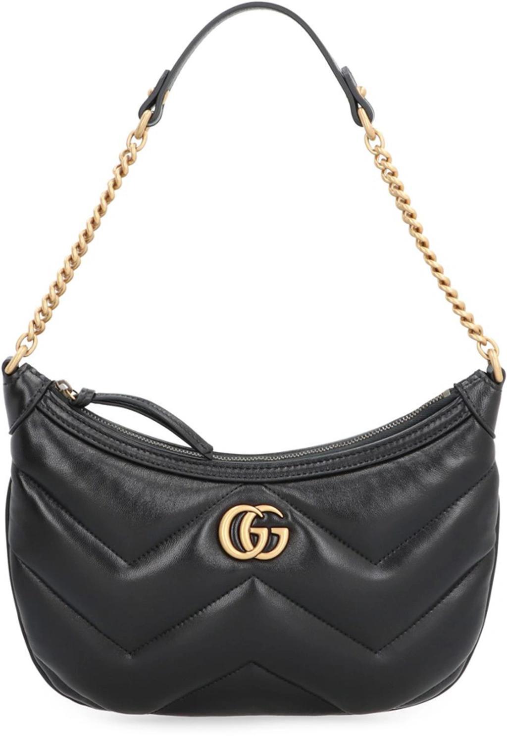 GUCCI Gg Marmont Small Shoulder Bag In Black Product Image