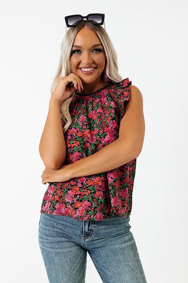 Think Pretty Floral Top Product Image