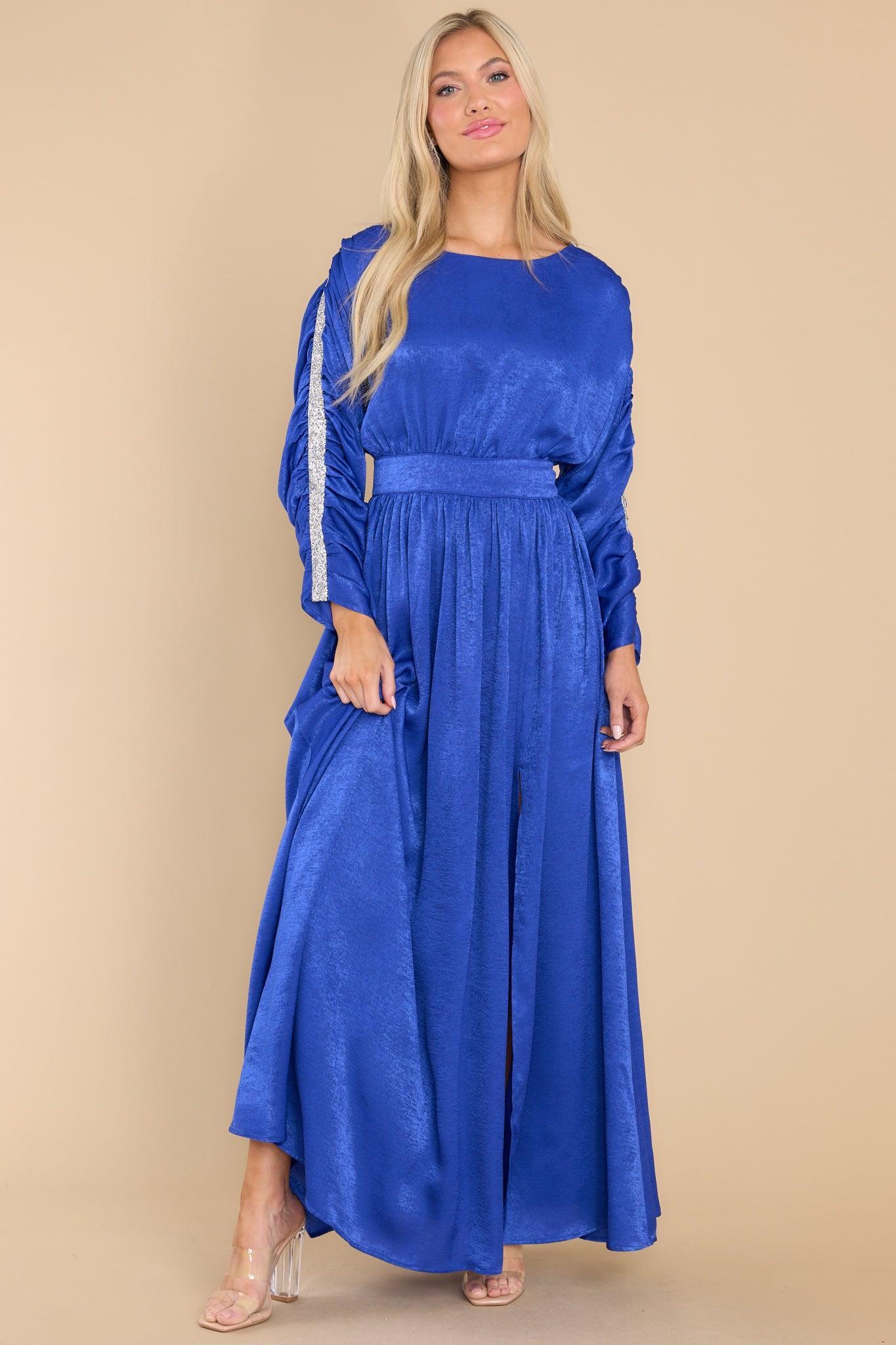 Aura Searching For The One Royal Blue Maxi Dress Product Image