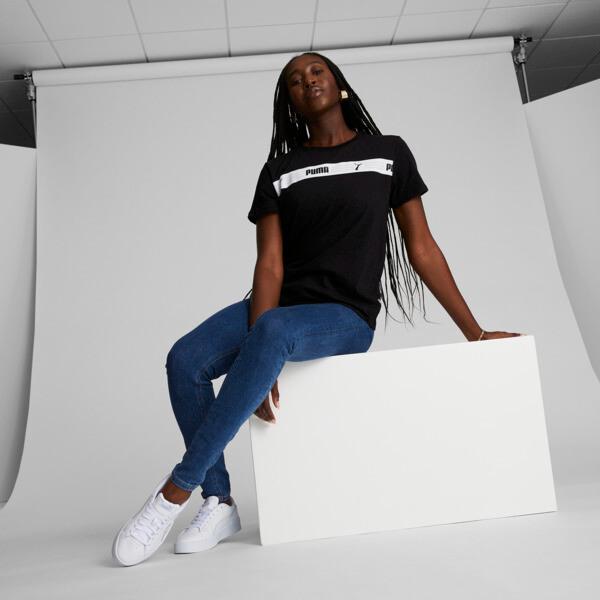 PUMA Line Up Script Women's T-Shirt Product Image