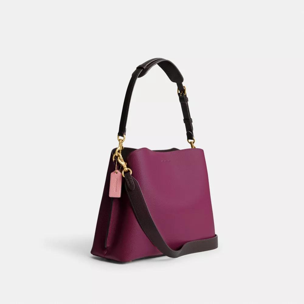 Willow Shoulder Bag In Colorblock With Signature Canvas Interior Product Image