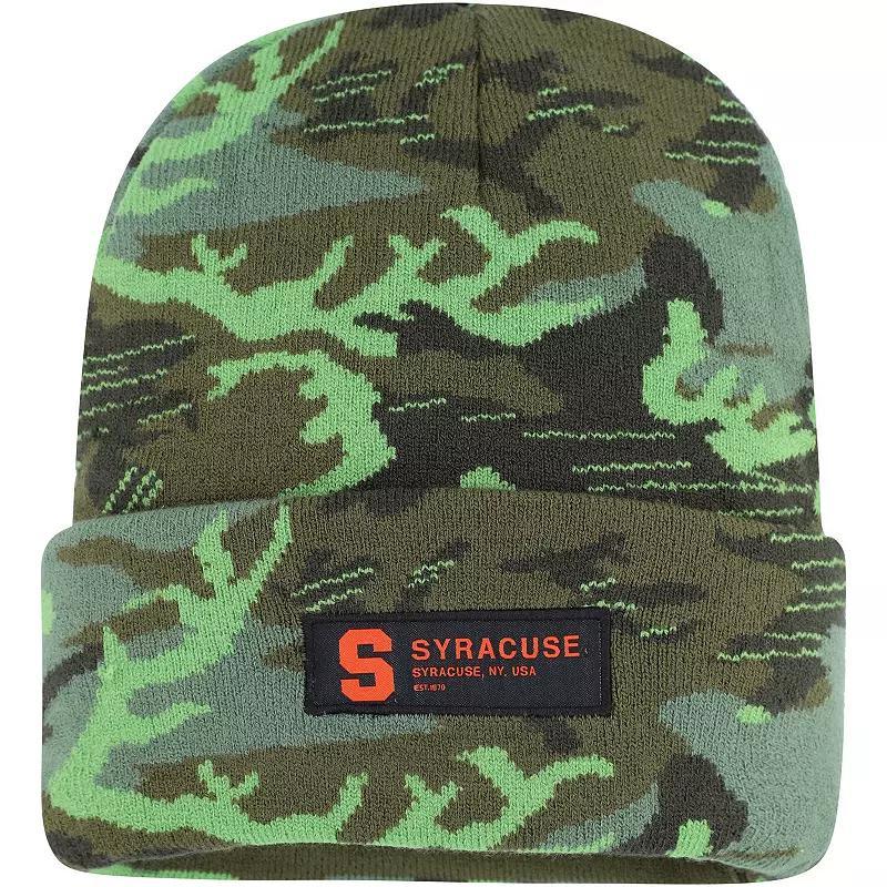 Mens Nike Camo Syracuse Orange Veterans Day Cuffed Knit Hat Product Image