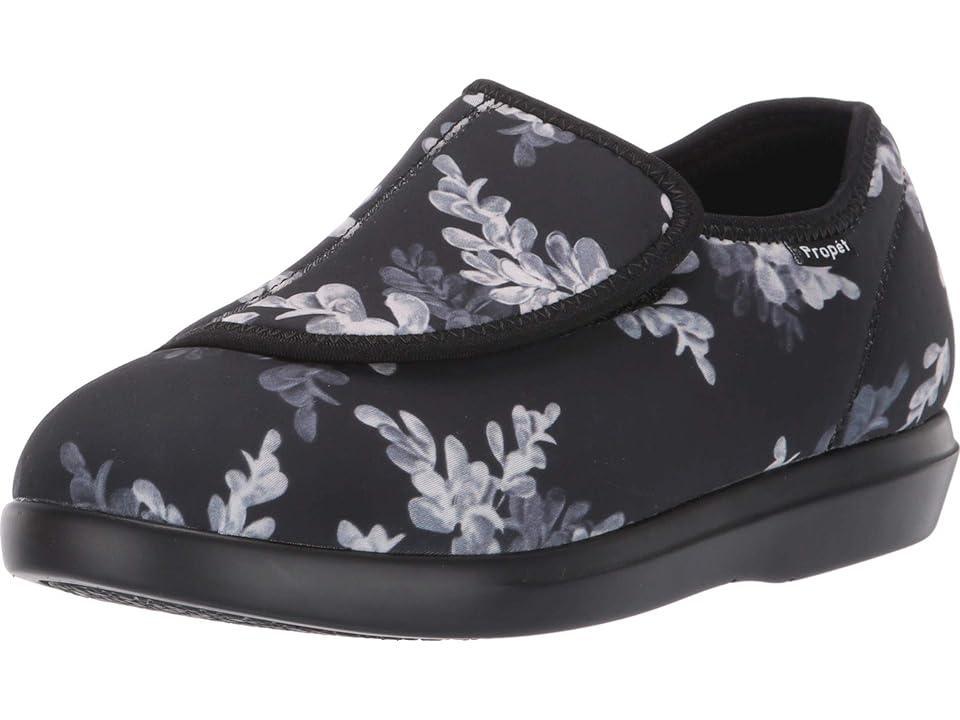 Propet Cush 'N Foot (Black Floral) Women's Shoes Product Image