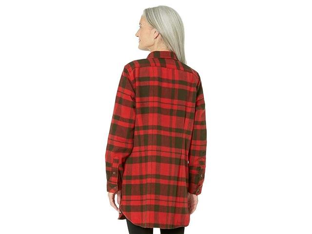 L.L.Bean Signature Chamois Tunic Pattern (Fiery Red) Women's Clothing Product Image