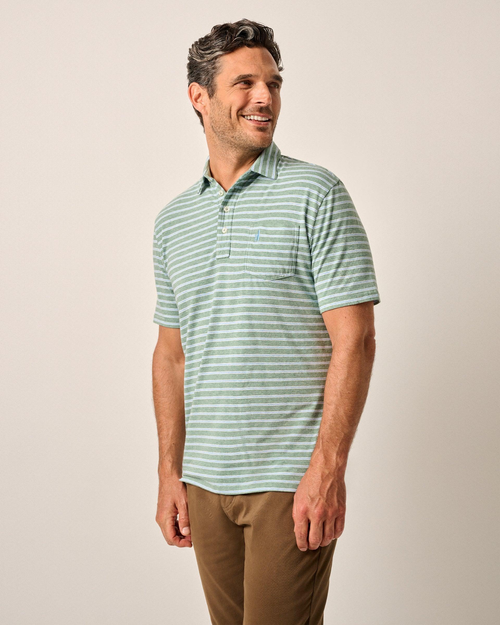 Original 4-Button Polo - Matthis Stripe Male Product Image