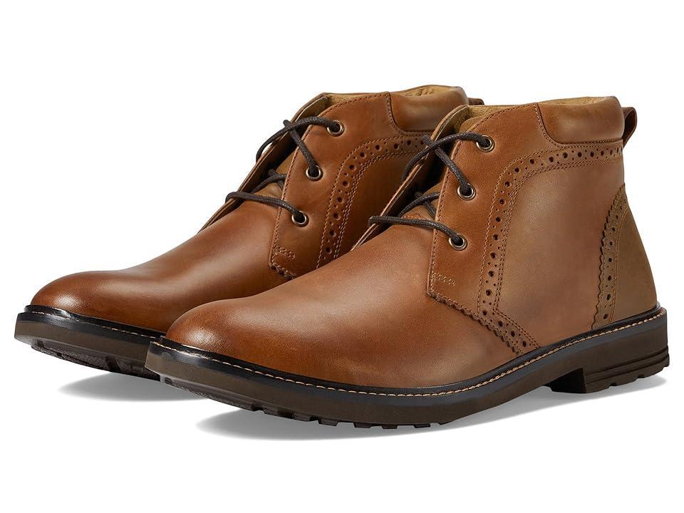 ECCO S Lite Hybrid Brogue (Cognac/Black) Men's Shoes Product Image