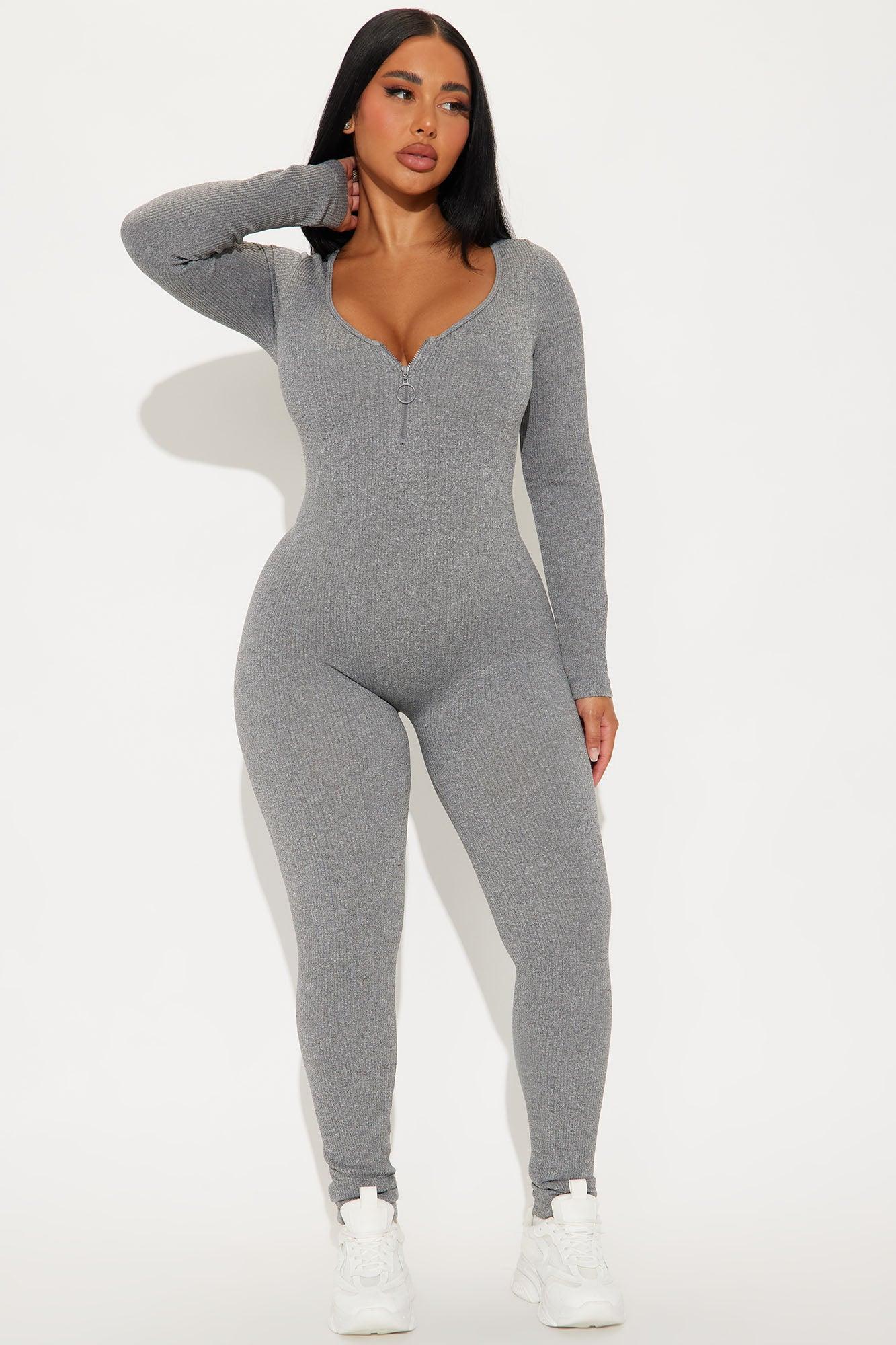 Sonaya Seamless Jumpsuit - Charcoal Product Image