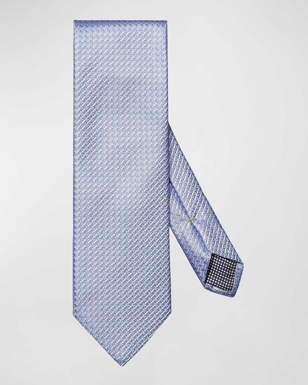 Mens Woven Silk Geometric Tie Product Image