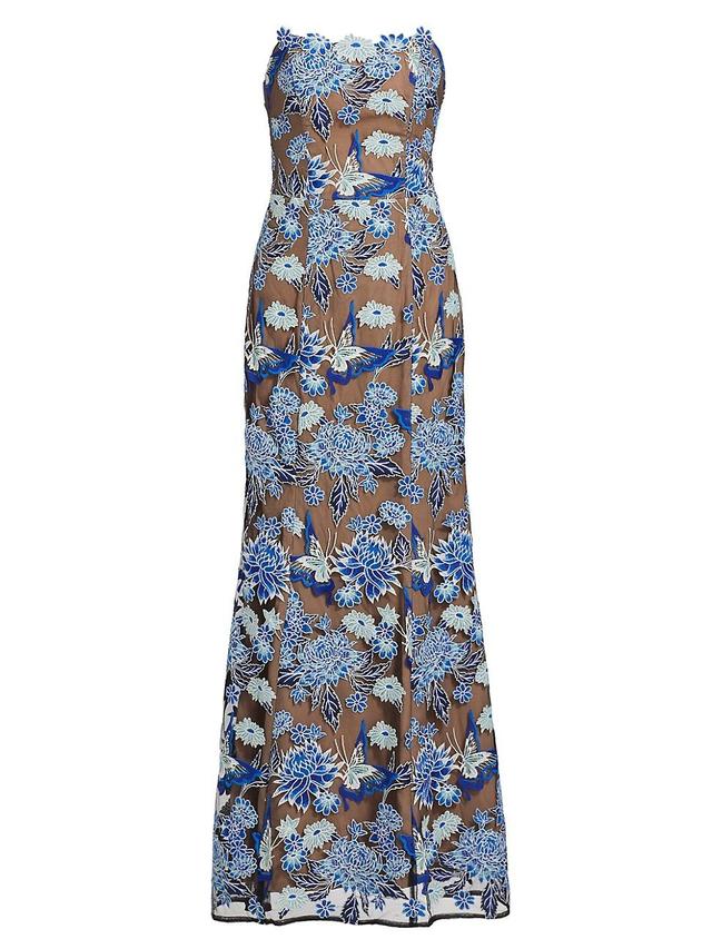 Womens Renee Floral Embroidered Maxi Dress Product Image