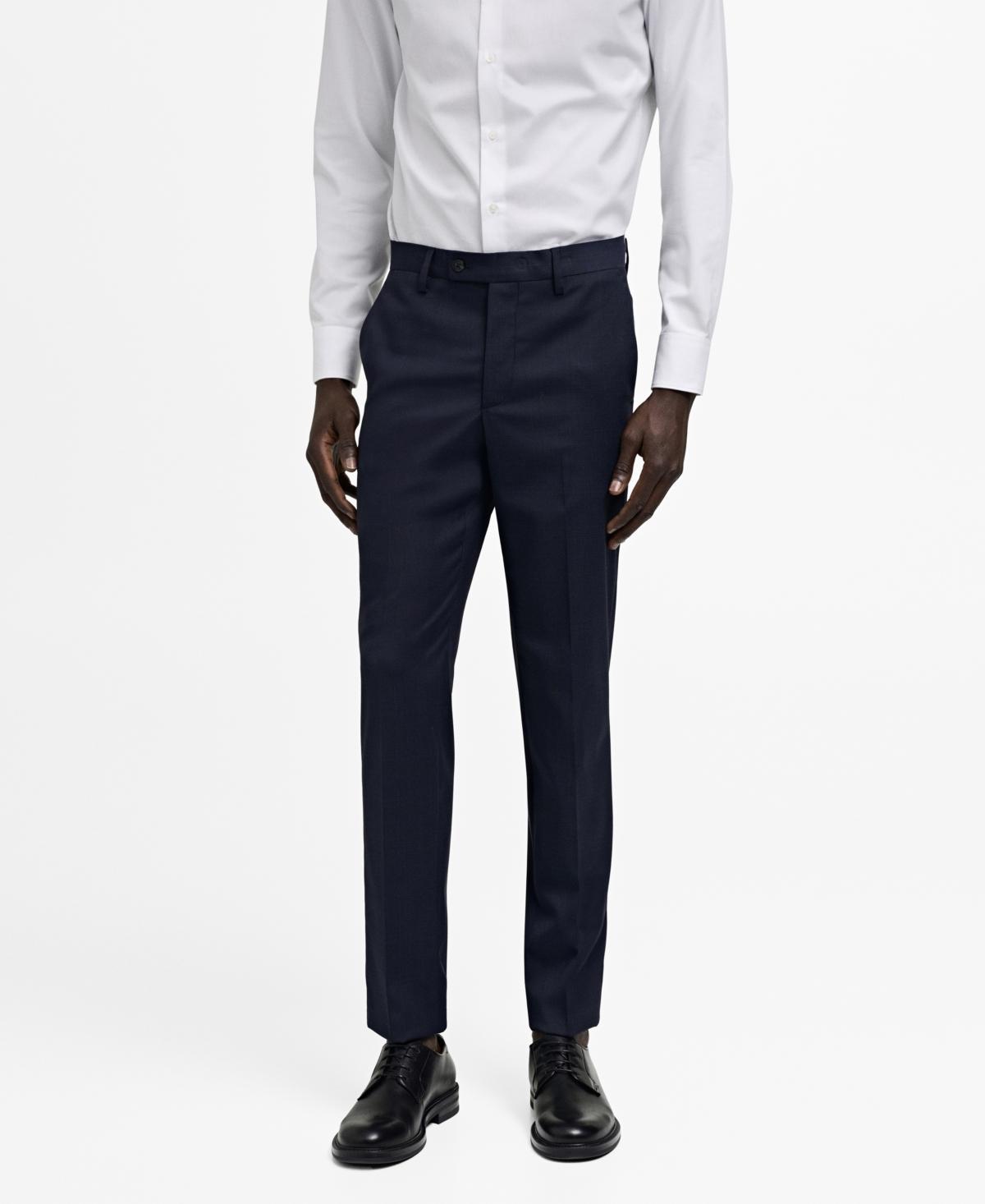 Mango Mens Stretch Fabric Suit Pants Product Image