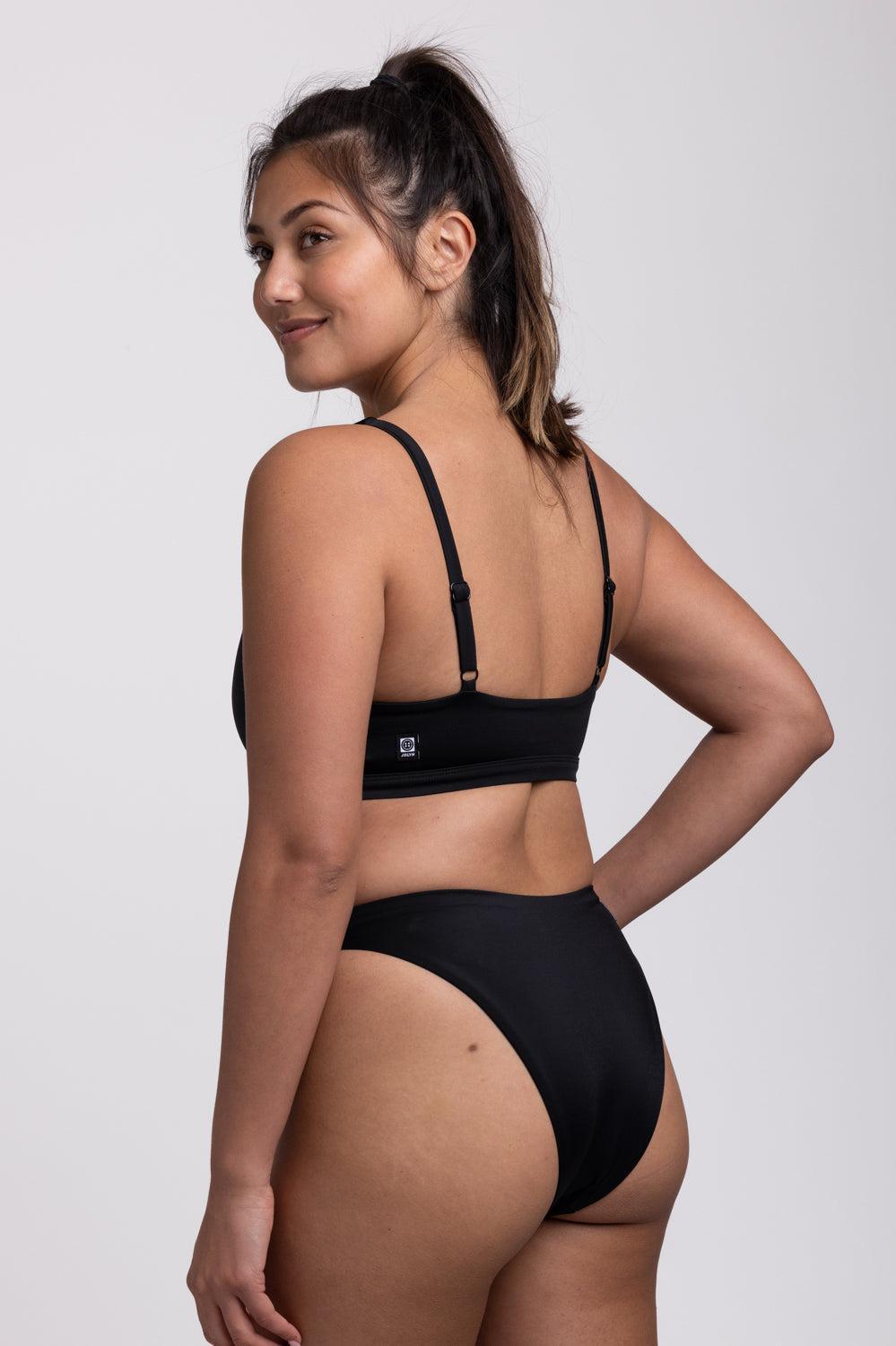 Haliewa Bikini Bottom - Black Female Product Image