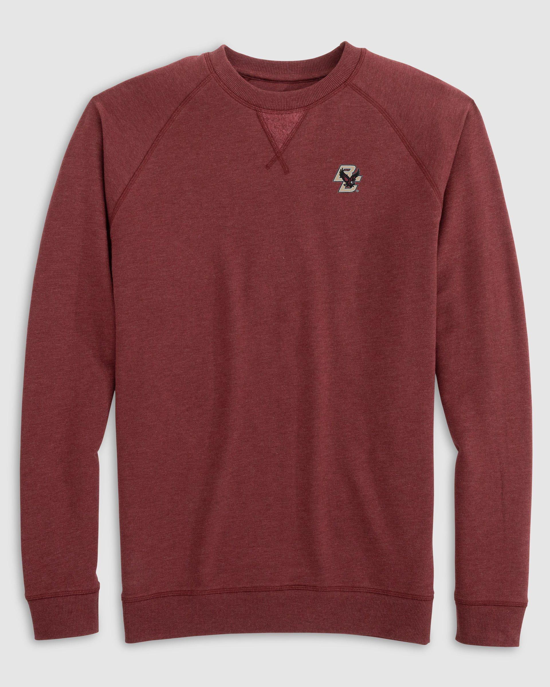 johnnie-O Boston College Freeman Crewneck Fleece Sweatshirt Product Image