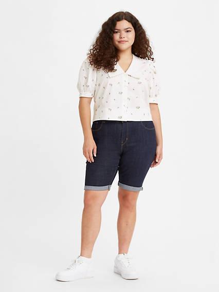 Levis Classic Bermuda Womens Shorts Product Image