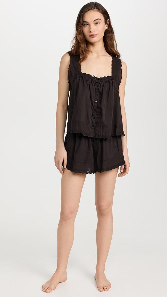 THE GREAT. The Eyelet Tank | Shopbop Product Image