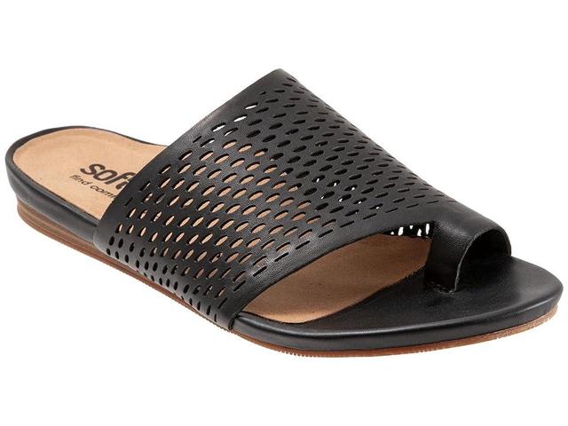 SoftWalk Corsica II Perforated Leather Toe Ring Thong Sandals Product Image